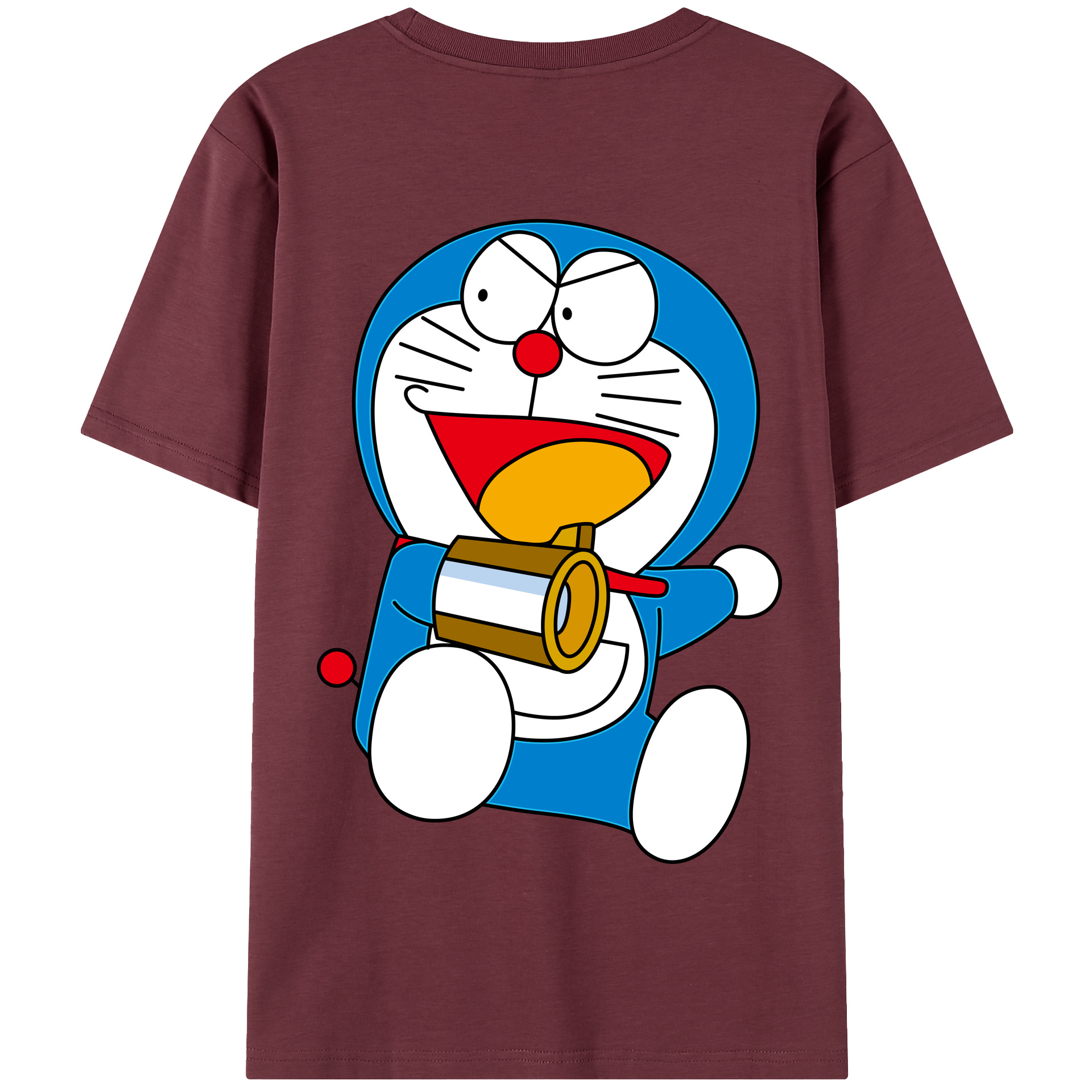 （画像用） ドラえもん Doraemon 綿100％半袖Tシャツ（背面プリント）